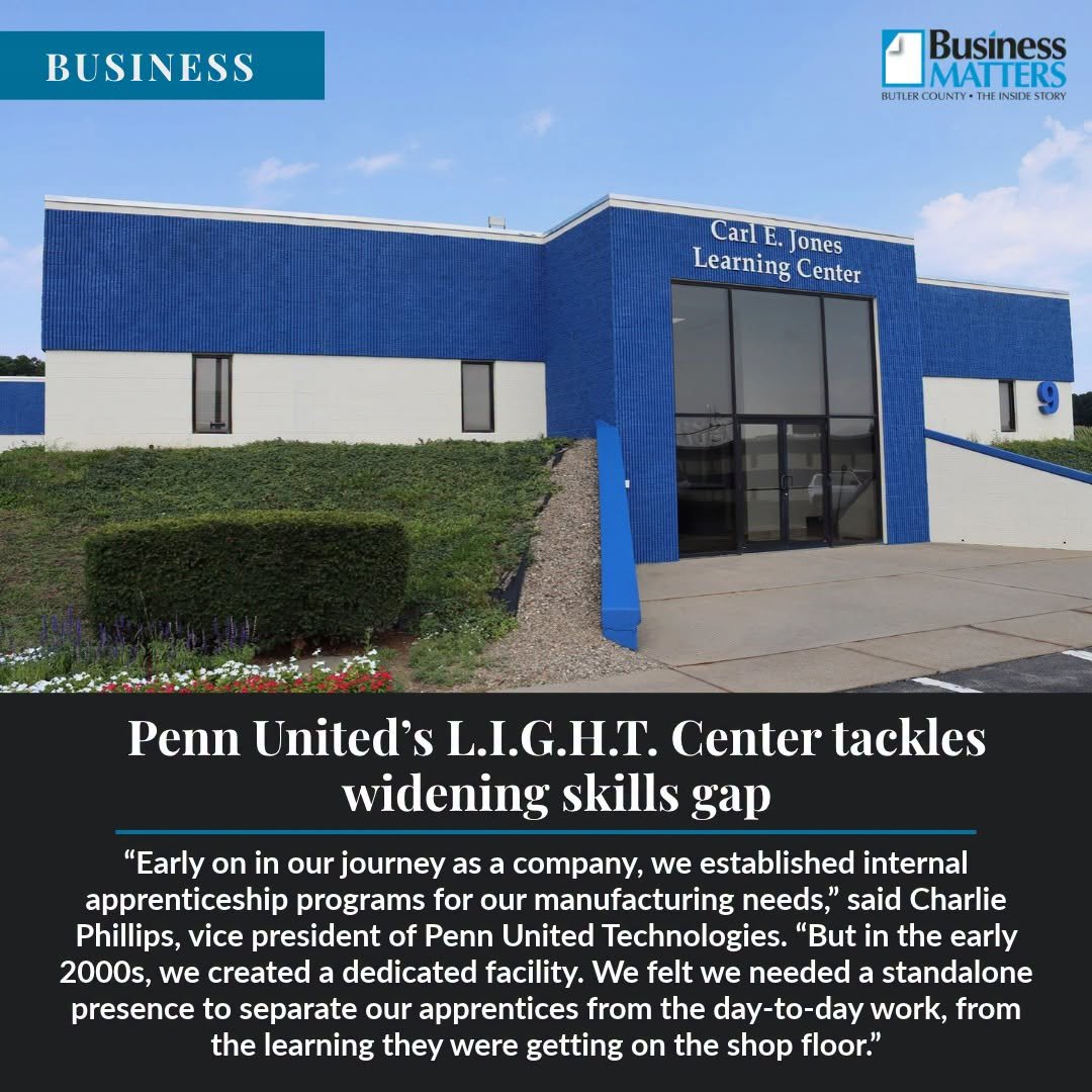zanehengsperger's tweet photo. Some machine shops in America are building their own schools.

Paying people with zero experience to learn machining, covering their tuition, and putting them to work.

Penn United built its own 17,000 SQFT manufacturing school on its campus in Pennsylvania.

Called LIGHT. A classroom, lab, and factory floor! 

>Paid apprenticeship training
>Trains its own people and other shops
>Courses for customers too
>Jig grinding
>Grinding flat, square, and parallel surfaces
>Design for manufacturing
>Hands-on machining for engineers
>Custom training at their facility or yours

A customer even sends toolmakers there to learn. 

https://t.co/KmMbfFtiGP