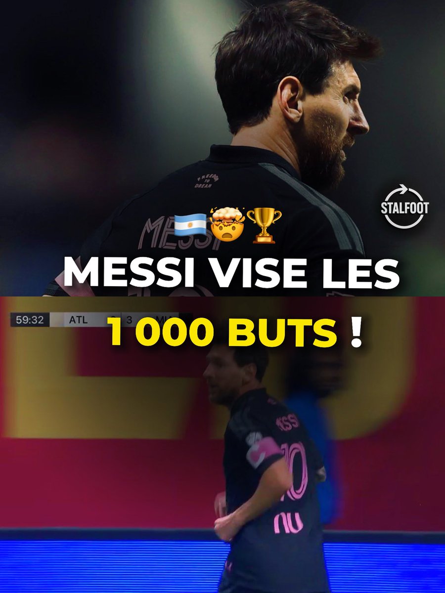 stalfoot's tweet photo. 🤯 À 39 ANS, Lionel Messi continue de faire trembler les filets ! La légende argentine a inscrit un DOUBLÉ hier soir lors de la victoire de l’Inter Miami face à Atlanta United ! ⚽⚽😍

📊 936 BUTS EN CARRIÈRE ! 🐐 https://t.co/ne44VuzLtY
