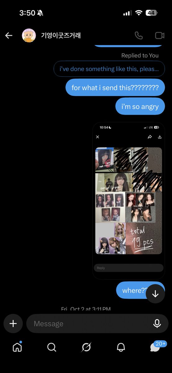 sisishka001's tweet photo. #RT scammer 

don’t buy, ignoring and send wrong pcs like thinking i need it lool 
@/ idolgoodsshoop 

#kpop #keyveatz #scammer https://t.co/lvUq04rg3D