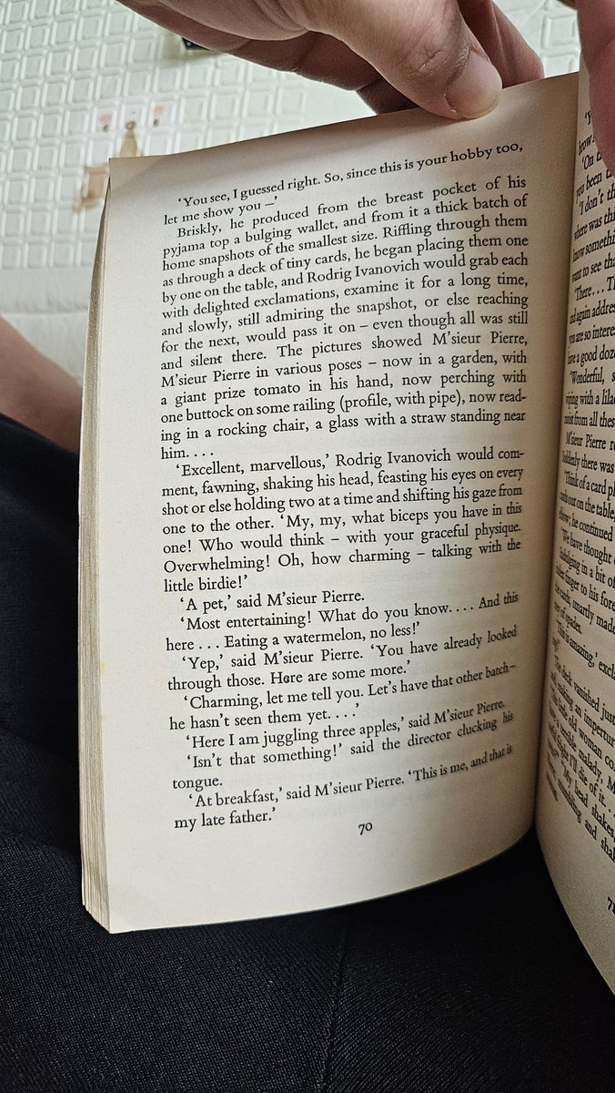 vikockroach's tweet photo. Currently reading my first Nabokov https://t.co/g4C14SixCj