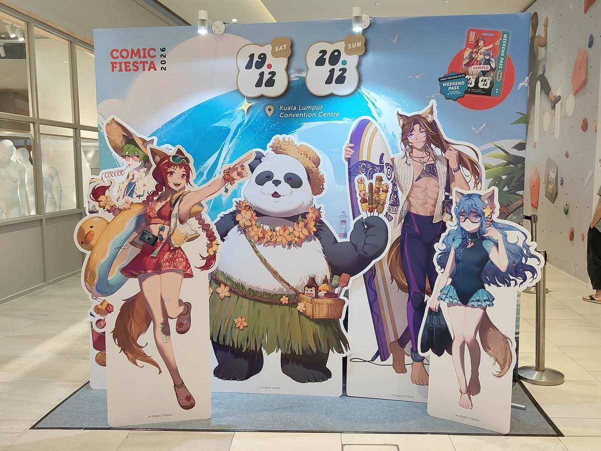 ChristonClivef's tweet photo. I was invited to be the key visual artist for #comicfiesta2026 #comicfiestamalaysia this year!
#cf2026 https://t.co/uxyLtd3wph