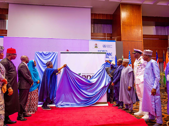 Ngnpera's tweet photo. Nigeria’s port economic regulation has entered a new phase as the Minister of Marine and Blue Economy, Dr. @GboyegaOyetola , CON, officially unveiled the gazetted Nigerian Ports Economic Regulatory Agency (NPERA) Act, 2026, alongside the Agency’s corporate logo. https://t.co/yyyxlG7HdK