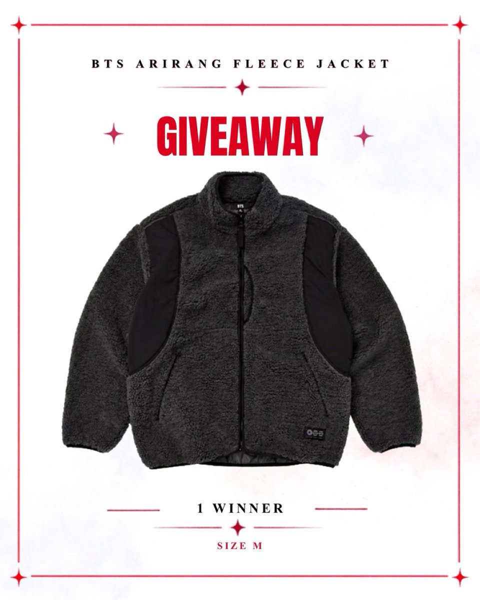 LottiesxWorld's tweet photo. ⭐️ ARIRANG Fleece Giveaway ⭐️ 

✧ follow me 
✧ rt &amp; like to enter

— worldwide | ends nov 1st https://t.co/yVVWJrusfU
