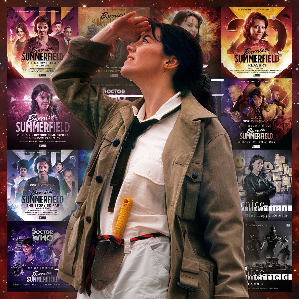 bigfinish's tweet photo. ✂️ LAST CHANCE! ➡️ Click https://t.co/2HopZd9OQO to get up to 50% off selected titles featuring everyone's favourite time-travelling archaeologist, Bernice Summerfield!.

Offer ends no later than 23:59 (UK time) on 18 October 2026. https://t.co/fDAbrYOxgR