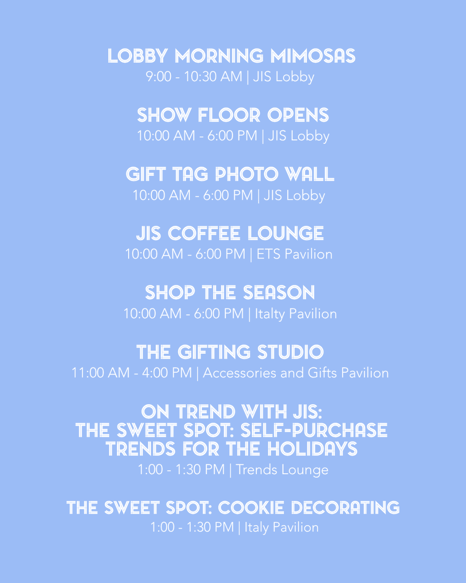 JIS_Show's tweet photo. Day 3 ☀️ Good morning from JIS Fall.
Keep discovering, connecting, and spotting your new favorites.
#JISShow https://t.co/iKjs3uz3ow
