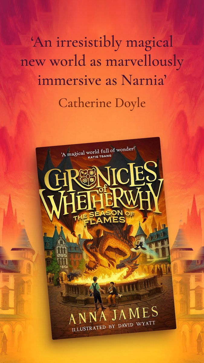 HarperCollinsCh's tweet photo. The kind of book that gets read under a duvet with a torch
Anna James's Chronicles of Whetherwhy: The Season of Flames is out now in paperback. https://t.co/p45Go0swRI