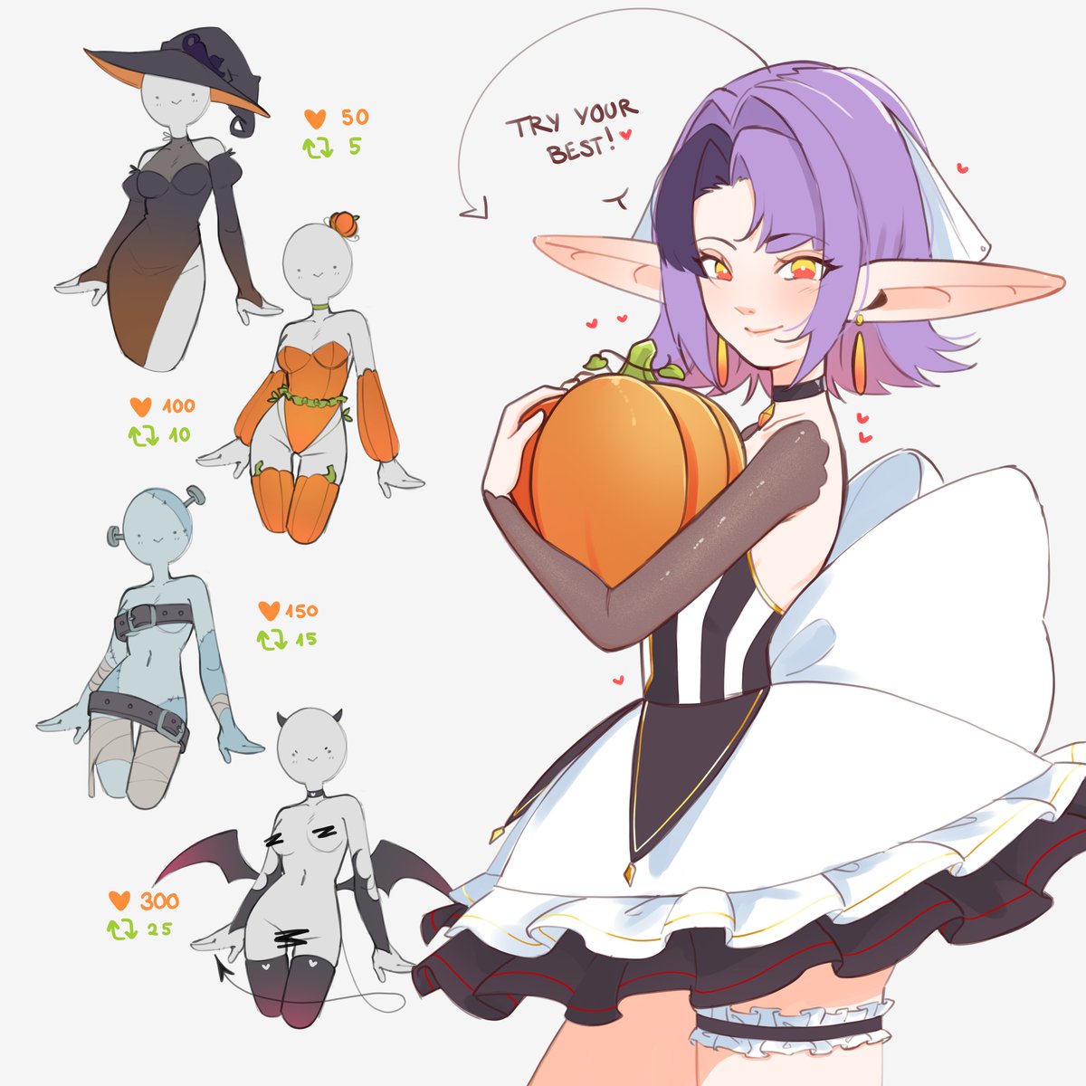 KomakiArt's tweet photo. Its Spooky Season! 🎃✨
Meaning time for a new challenge! Try you best! 

Templates in comments! Feel free to use it🫶 https://t.co/oIOTNHt772