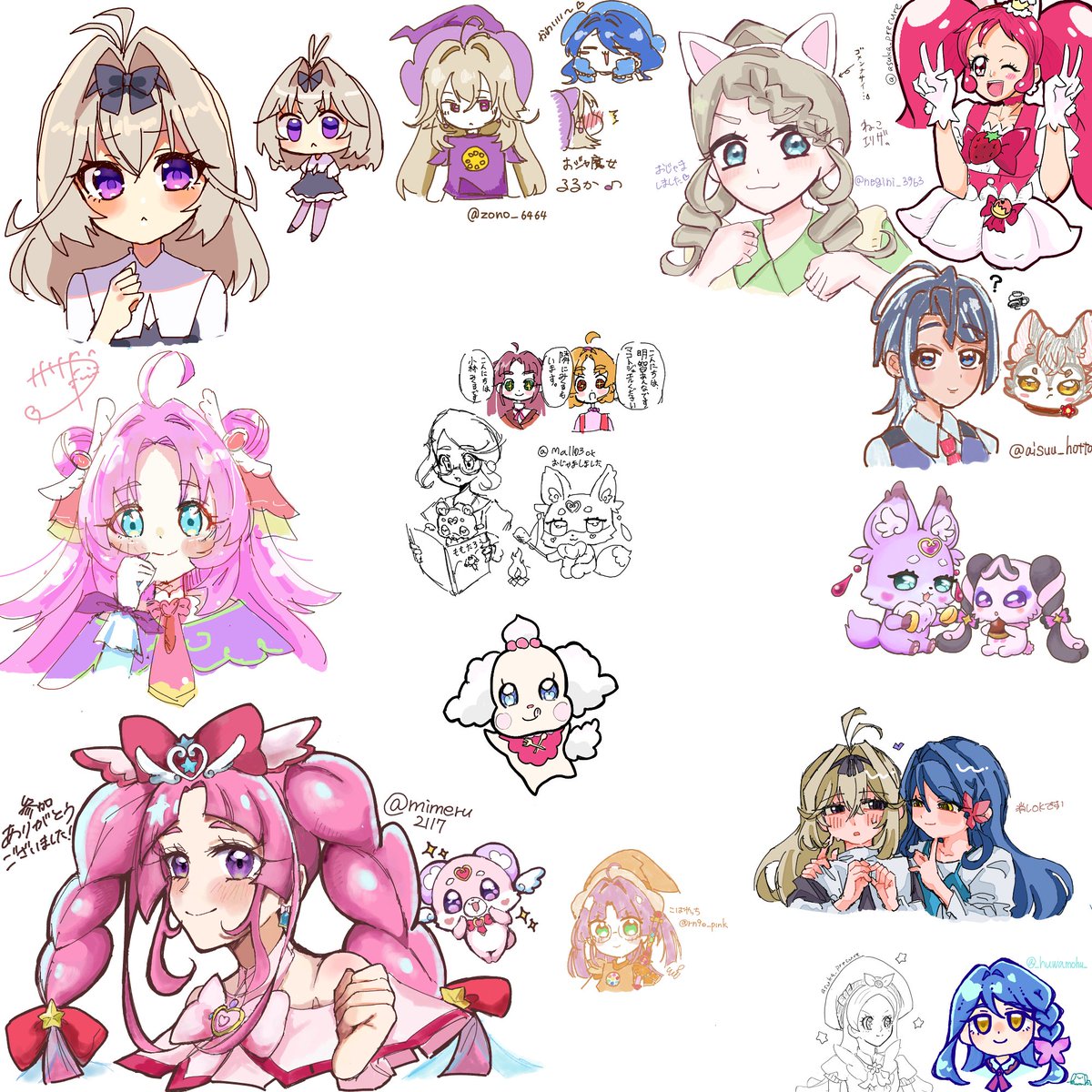 mimeru2117's tweet photo. 絵チャの全体です…‼️‼️ https://t.co/eEP9IY0ABm
