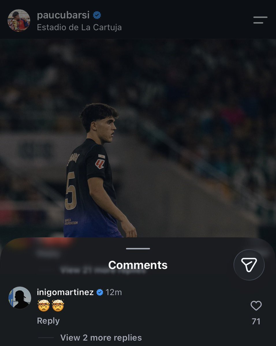 GBarca_'s tweet photo. Iñigo Martinez misses his old partner 💔 https://t.co/LeaNKNhxbp