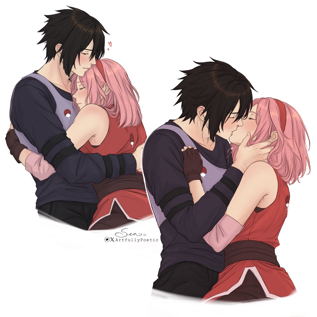 ArtfullyPoetic's tweet photo. oh, to be embarrassingly in love ♡
#sasusaku #サスサク https://t.co/E8X3bnleLD