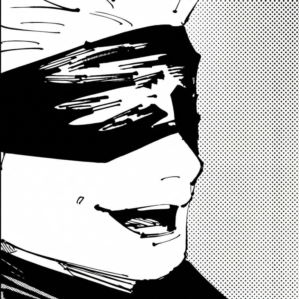 gojosual's tweet photo. gege giving gojo dimples was the best decision he ever made https://t.co/UuIKxcuuMy