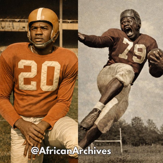 AfricanArchives's tweet photo. George Taliaferro was the first black player drafted in the NFL.

In the 1949 NFL Draft, Taliaferro was selected by the Chicago Bears in the 13th round (129th overall), breaking a barrier in a league that had long been slow to include Black athletes in its formal selection process. Although he chose to honor a contract with the Los Angeles Dons of the rival All-America Football Conference that year, his selection marked a historic first in NFL history — a moment that helped open doors for the generations of Black athletes who followed.

Before the pros, Taliaferro was already a force at Indiana University, starring in multiple positions, earning three All-American honors, and leading the Hoosiers to their only undefeated Big Ten season. In the NFL and the AAFC, he continued to showcase his versatility, playing halfback, quarterback, defensive back, receiver, punter, and returner over his professional career.

Beyond the gridiron, Taliaferro dedicated his life to education and community service — earning a master’s degree, supporting youth programs, and advocating for equality off the field.

Taliaferro passed away in 2018 at the age of 91, but his impact lives on every time players of all races take the field, every time the draft brings excitement and opportunity, and every Super Bowl weekend reminds us how far the game — and the country — has come