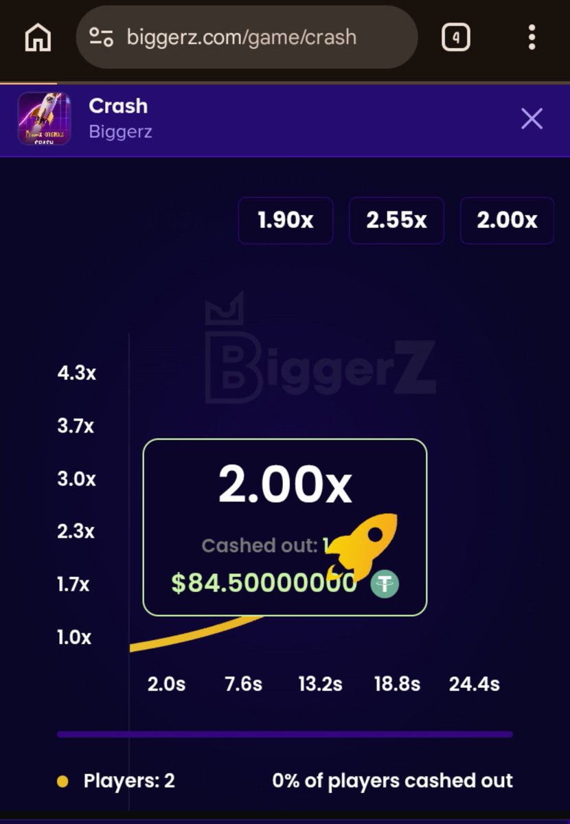 Bren_dieee's tweet photo. Crash is one of those games that keeps me coming back to @biggerz 😮‍💨🔥

Just played a round and cashed out $84. Sometimes knowing when to cash out is the real game! 😂💸

Quick rounds, real excitement, and always a reason to spin again. https://t.co/e4hL1Vnh4x