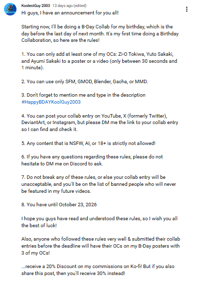 koolguy2003's tweet photo. Here are the rules &amp; instructions for joining, just in case. https://t.co/jhEFJKVHDR