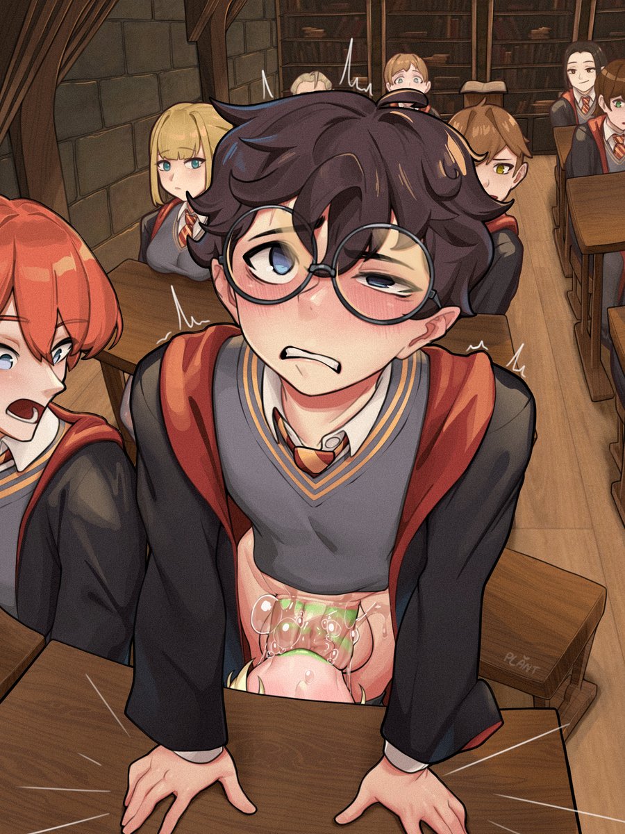 Planterak_Draws's tweet photo. malfoid wants potter to fail class 🫥 https://t.co/ihCXvEyLC9