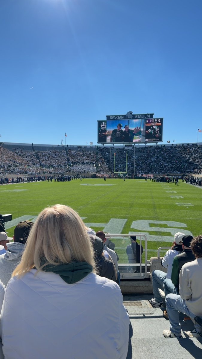 CarsenGary's tweet photo. I had a great time at @MSU_Football yesterday! I appreciate the conversations with coaches. I look forward to being back!

@CoachHawk_5 @AJPearson_IV @LeVarWoods @Dom_Spalding @CoachBGasser @MalikGill5 @coachfitz51 https://t.co/OXldxnJJ3v