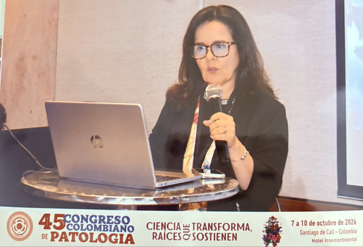 MonicaGarciaBu2's tweet photo. Honored to be part of the 45th #Pathology meeting in #Colombia. Lectures on FULL digital pathology implementation in Bogota &amp; MSK, AI biomarkers by @rafa_p10, AI in gastric biopsies by @YeisonCarlosama🔬@UMiamiPathology @asocolpat @martin_poveda82 @science_press #digitalpath #AI https://t.co/F0V1E0PyRq