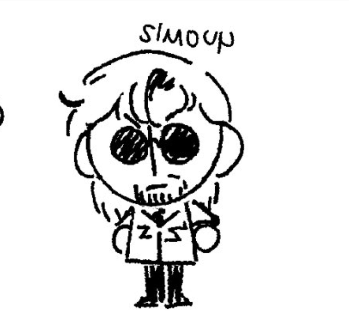 twentifour_hour's tweet photo. @p1nkgremlin His enlarged pupils are signs of neglect D : (I know theyre meant to be glasses but they look so creature) https://t.co/Z10z5yuvA1