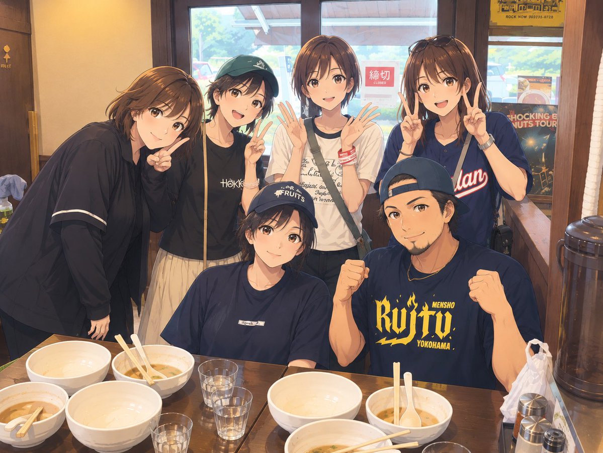 miktkmt's tweet photo. 今日は髭友ちゃんとるい斗さんへ🍜
開店と同時に入ったからマイケミ聴けてテンション爆上がり！この日は前回のホルアリツアーのセトリでした！
髭男愛溢れる店内、気さくな店主さん、いつかメンバーご本人の元に届いて来店してほしい‼️
貴重なランチタイムについつい長居してしまいました… https://t.co/3iYXmx7Ynl