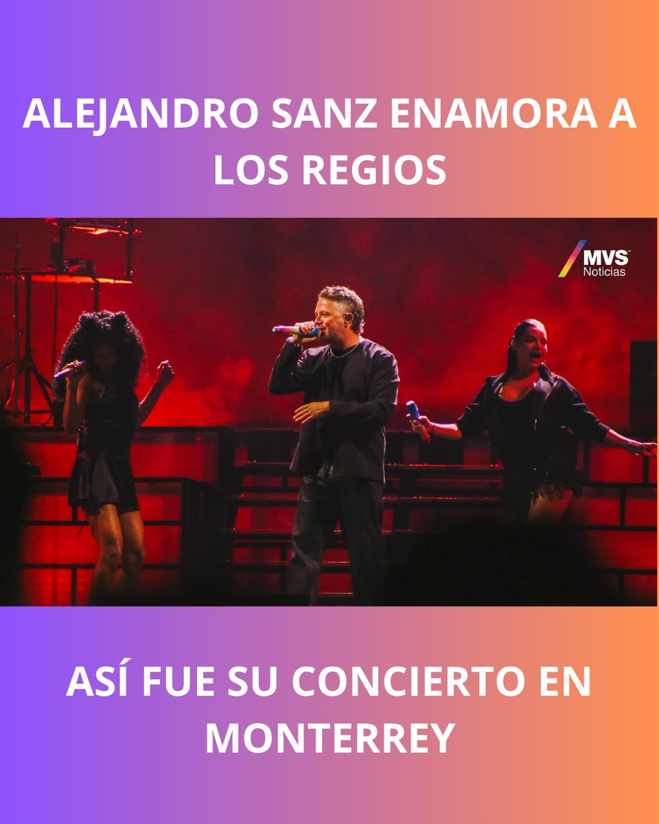MVSNoticiasMty's tweet photo. 🎤El intérprete español capturó a los regios con un mega concierto en el Estadio de los Borregos. Entérate de los detalles aquí 👇 https://t.co/XXA5siNxJm