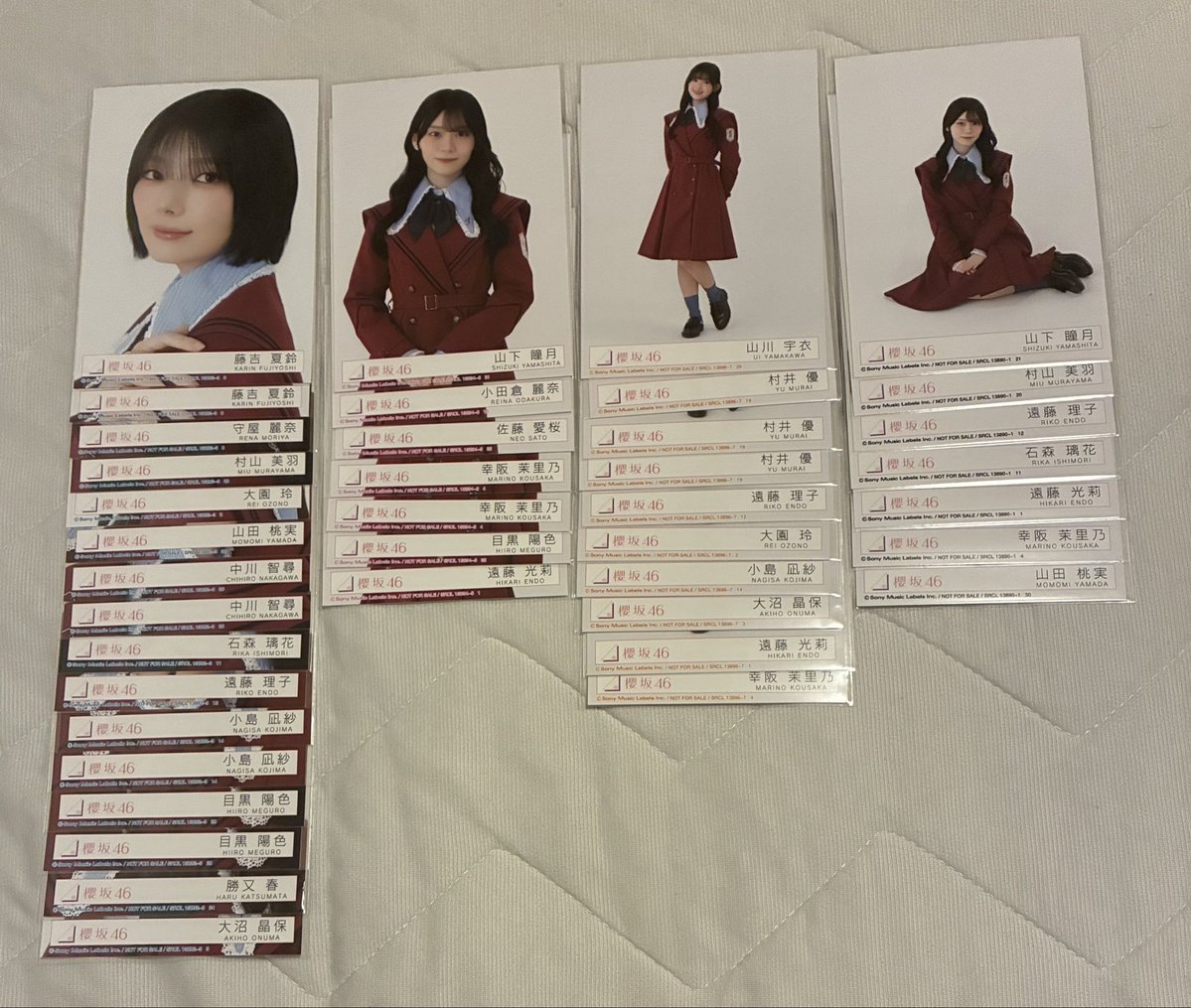 Asuka311046's tweet photo. 櫻坂46トレ 生写真 クーポン

【求】谷口 ヨリ、座り
         松田チュウ
         田村チュウ、ヒキ
         松本チュウ
クーポン谷口浅井♾️

【譲】 画像1、2枚目
            
生写真とクーポンのトレも可能です
アニラ、リアミでのトレ希望です
お気軽にお声掛けください https://t.co/7YiyOBSJOh