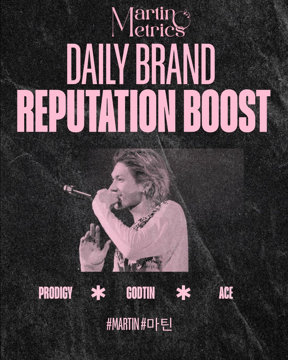 martinmetricsvn's tweet photo. [261019] DAILY BRAND REPUTATION BOOST FOR MARTIN

🛎️ Goal: 300 Replies & 220 Likes & 200 Quotes

✨Search “Martin Cortis” or “코르티스 마틴” on:

🔗Gg: https://t.co/DTKDflOpuJ
🔗Naver: https://t.co/YRfiiFqUdQ
🔗Youtube: https://t.co/CcEQkMs1Rj

📌 Quote this post to show love and support for Martin using these ready-made compliment templates: https://t.co/lthebxoBQn

This must be done in English or Korean with hashtags.
#MARTIN #마틴
———
✨Stream Martin Fancam to 100K: https://t.co/F0YkTYwCiy