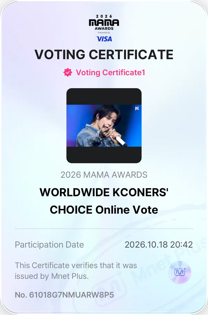 TXTSpotifyNow's tweet photo. Hi Moa! 

While waiting for 12am KST, don’t forget to vote for txt on Mnet Plus app. 

#2026MAMAVOTE #tomorrowxtogether https://t.co/XYwHHcNJd2