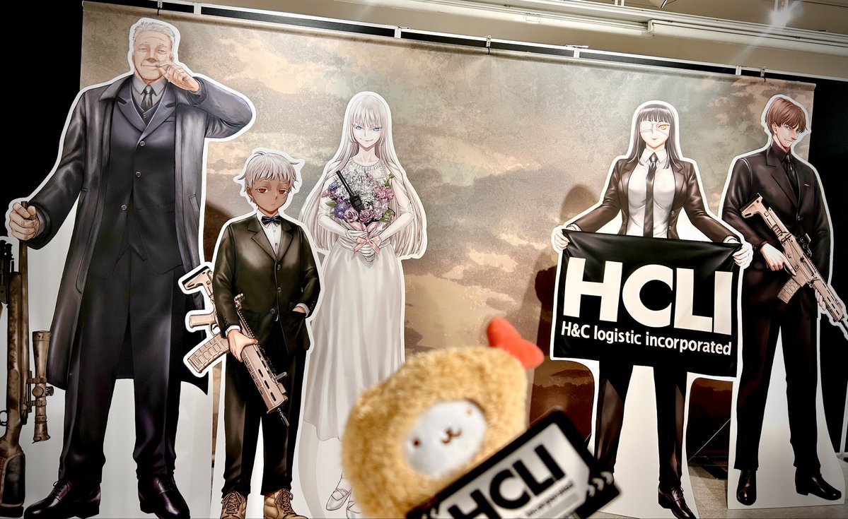 otourahima's tweet photo. きちゃ!!
 #ヨルムンガンド展 https://t.co/6t1cDyBguB