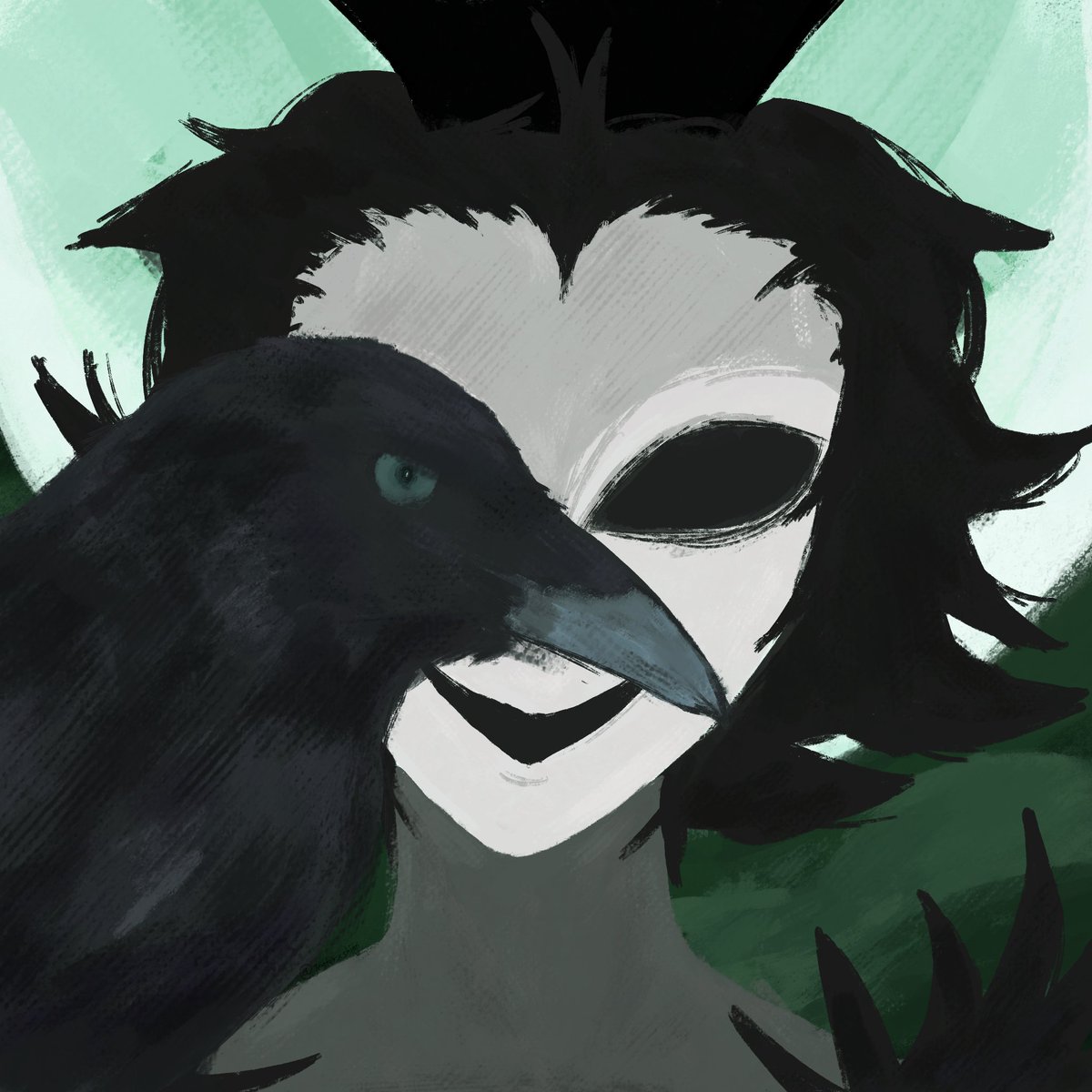 jesterxshinji's tweet photo. Persona 3 spoilers // 

"The arcana is the means by which all is revealed"

I absolutely adore nyx and have been wanting to make a drawing of them,, tried out some new brushes and just pushed out of my comfort zone and it was really fun!! https://t.co/IkUBr1UnjI