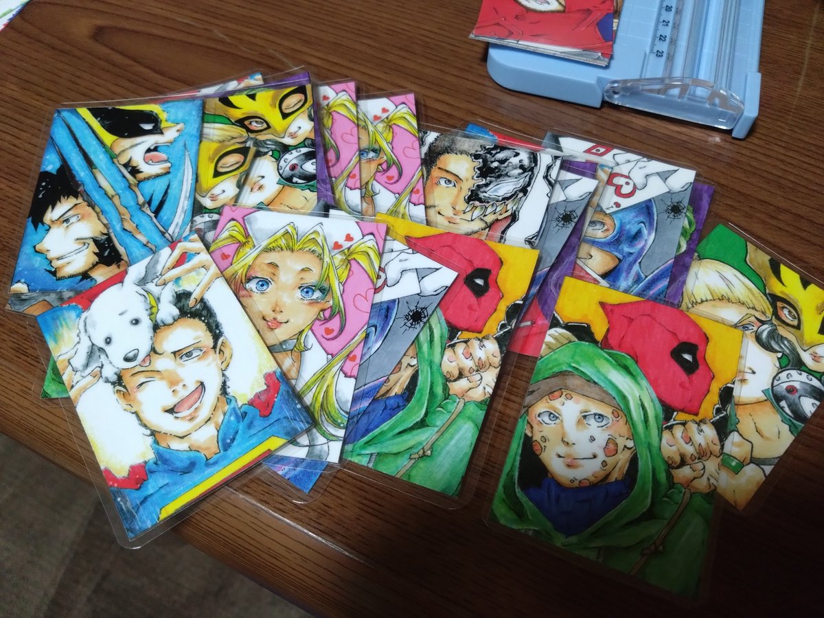 GAR0_1991's tweet photo. あ、あと…前回のやつめちゃくちゃ余ってるんで、コミコンの際に貰ってくれたら嬉しいです😂 https://t.co/XccuOGOXPu