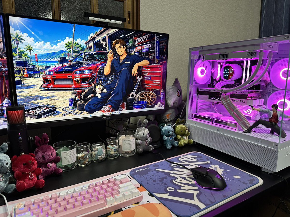 drift_neko's tweet photo. 新しく27インチの
2Kモニター買ってもらってメインに！
いただいた4Kモニターはサブに
設置してもらいました！😊♫✨

快適なPCライフを過ごせます♫✨
これから楽しみです🥰💓

#desksetup https://t.co/vhA8qIhqZu