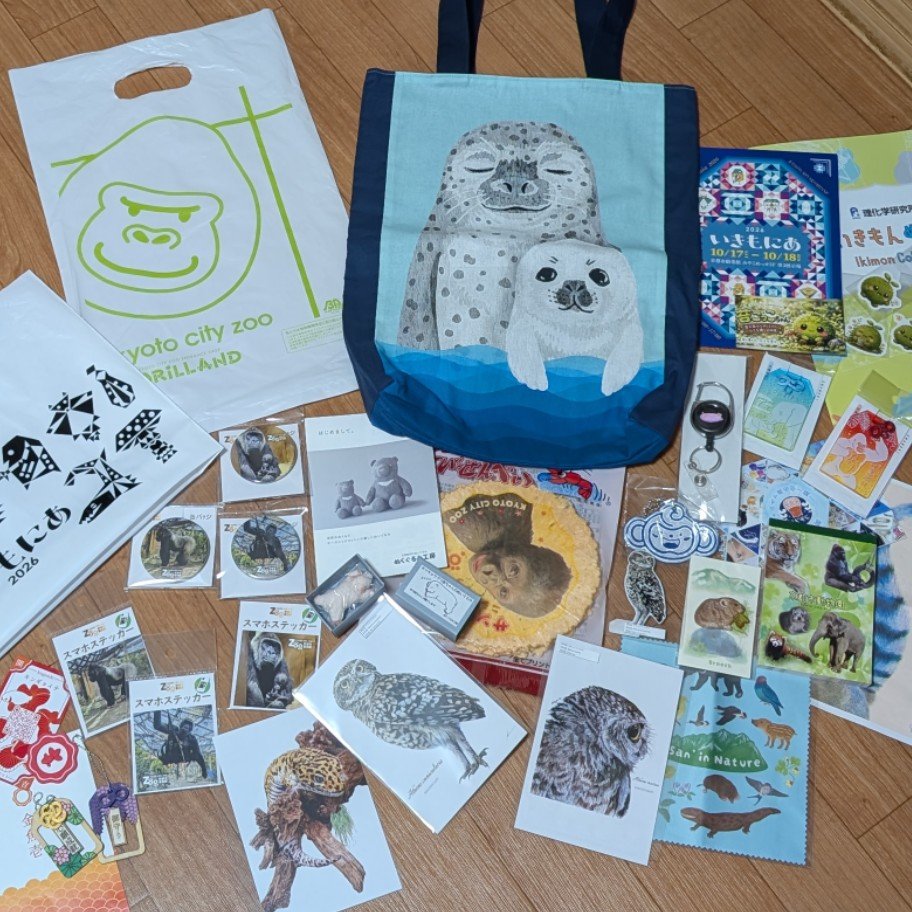 LOVOT19758790's tweet photo. 17・18日は年に一度のお楽しみ
目が合って即断しちゃったアザラシさんトート
両面見せて歩きたい症候群
何とも可愛いのじゃー♡

#いきもにあ2026 
#いきもにあ後夜祭
#みやこメッセ https://t.co/UHIpQXVcNH