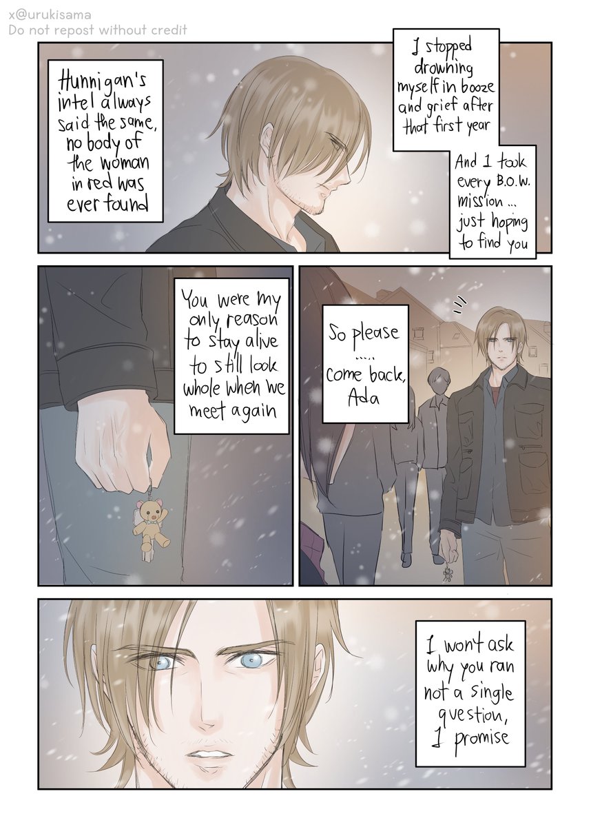 urukisama's tweet photo. Reunion ❄️🧣

#AEON #ResidentEvil #REBHFun https://t.co/3xmaD4BHlW