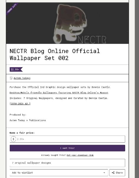 NectrBlog's tweet photo. NEW DIGITAL CONTENT 
NECTR Blog Online Official Wallpaper Set 002
Desktop/Mobile Mesh v1.0
Designed, Curated by Bennie Castle 
Available Now.

Starting at $2.99
https://t.co/PxUnYfreRY
Autem Today®
#graphicdesign #artwork #digitalart #wallpapers #desktop #mobile #contentcreator #indielabel #NYCTR #autemtoday
