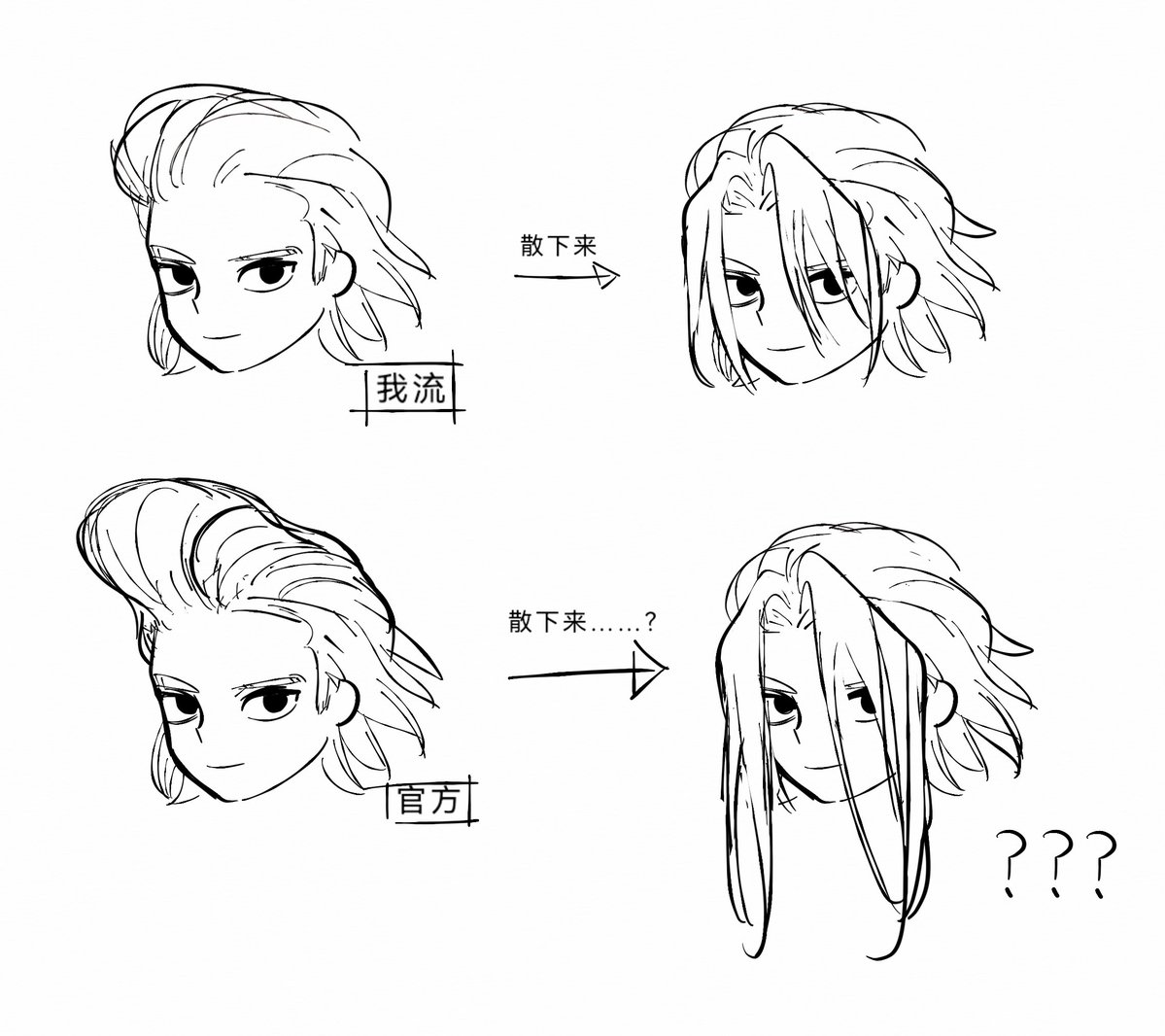 ghost42Pasta's tweet photo. 发量之谜 https://t.co/UO5yXLhAly