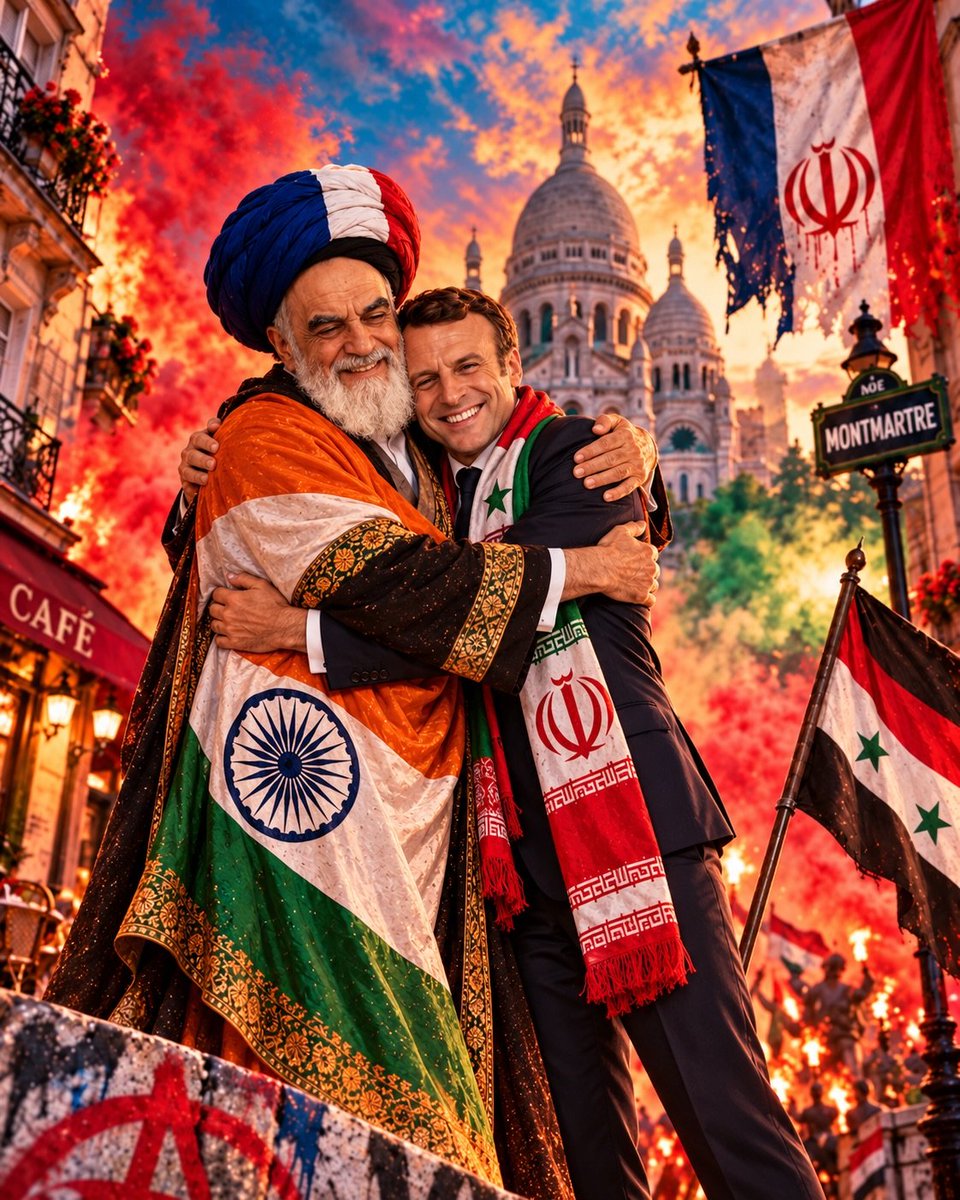 HatefRostami's tweet photo. The Islamic Republic of France 🇫🇷 
@EmmanuelMacron 
🤣🤣🤣 https://t.co/OQAAS8KrpZ