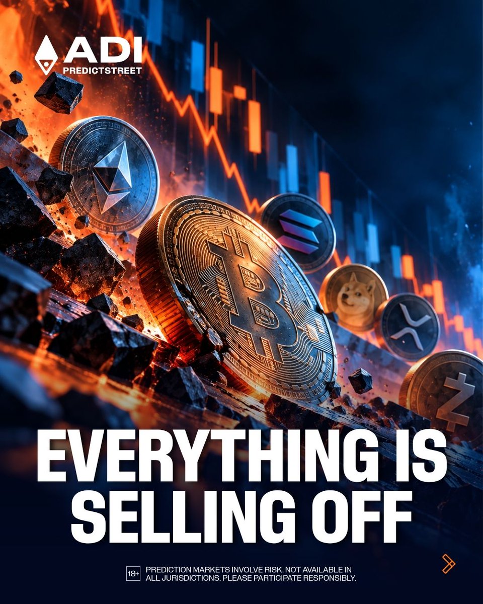 Predictstreet's tweet photo. Crypto is taking a hit after hot inflation put a Fed hike back in play.

Where does Bitcoin close today? 👇 https://t.co/PNUL5BnNh7