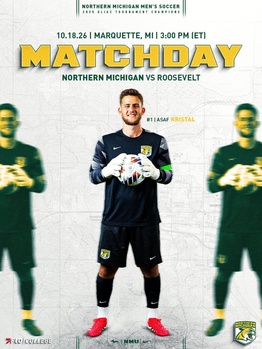 NMU_Mens_Soccer's tweet photo. See you on the pitch!
๐ Roosevelt
๐ NMU Soccer Field
โฐ 3:00 PM (ET)
๐บ๐ https://t.co/tJr5HFpRdA
#NMUwildcats | #UPtheCATS https://t.co/A7tG42ZL6h