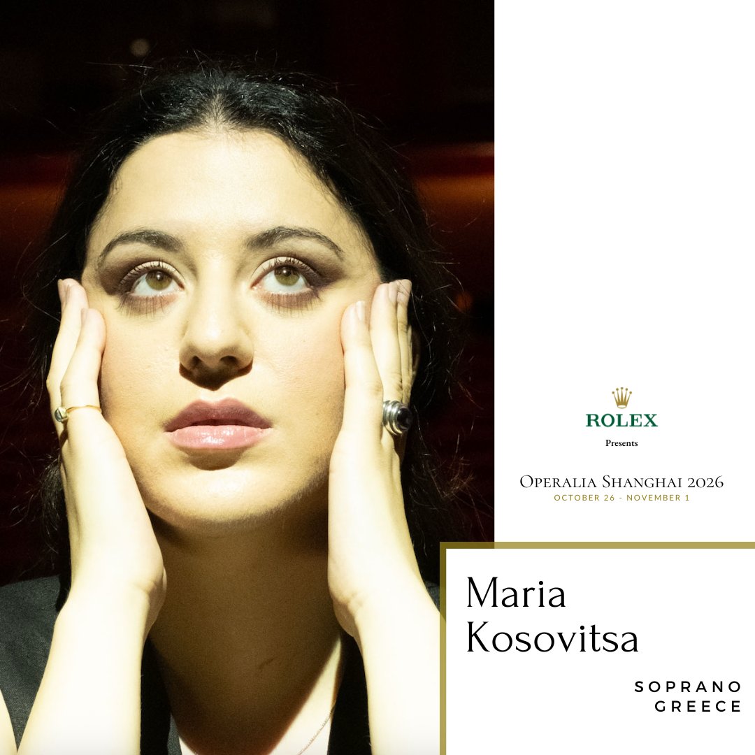 operaliacomp's tweet photo. 🎶 Introducing the Operalia 2026 Participants!
⭐️ Maria Kosovitsa, soprano, Greece
Earlier this year, Maria Kosovitsa performed the title role in Anna Bolena at the Greek National Opera
#Operalia #Operalia2026 #OperaliaShanghai #Rolex #PerpetualArts https://t.co/5AalWohapx