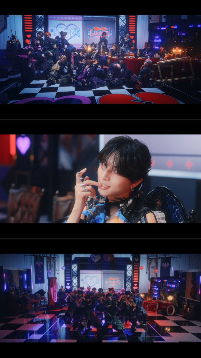 saku_withU's tweet photo. #らぶしっく × #Luvless
『EXECUTE:BITE』MV
監督/撮影を担当しました。
#LabSync のラボに迷い込んだ結果、メンバー達の実験台にされ、彼らの魅力と愛情をたっぷり、オーバードーズされる物語です。
ハロウィンテイストに光と闇でメンバーの二面性を演出しましたので、どちらの彼らもご堪能下さい。 https://t.co/V6yupegwr7