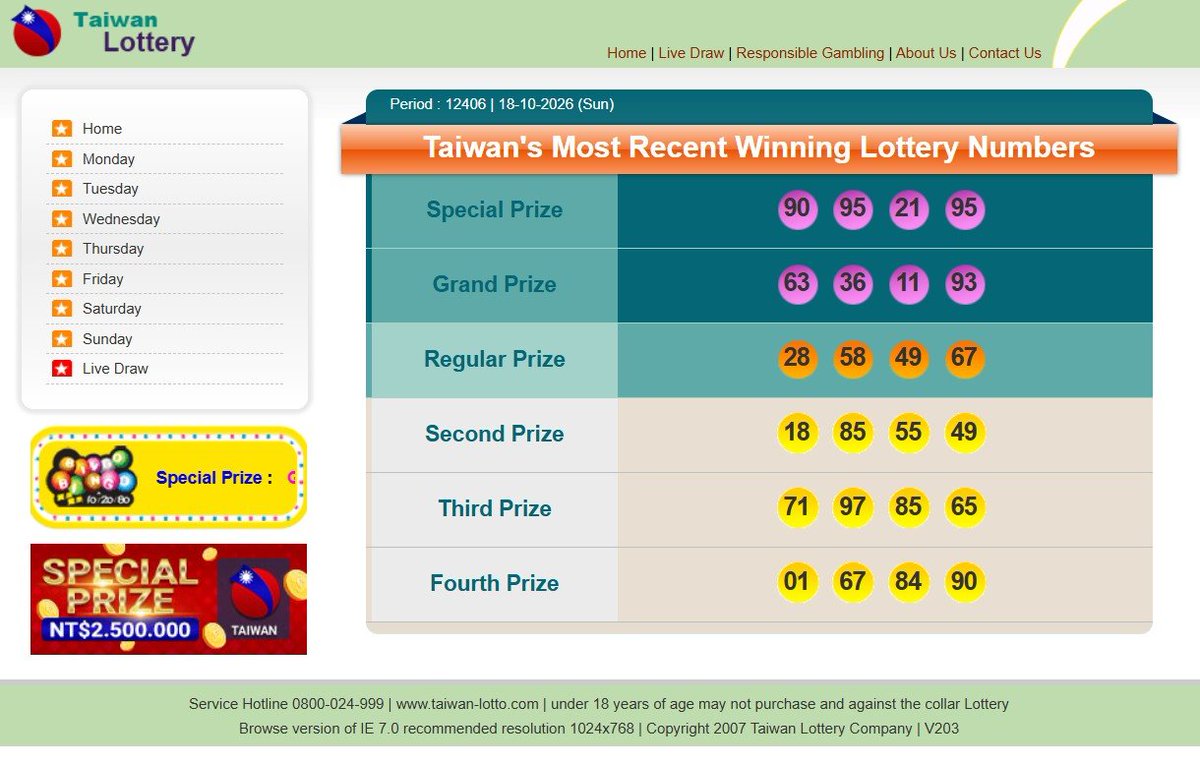EyangTogel03's tweet photo. Result pasaran Taiwan hari ini adalah :
Nomor : 952195
Shio : Monyet
Selamat untuk pemenang...!!!
.
Link acuan resmi Taiwan
taiwan-lotto[.]com
( Akses Menggunakan VPN)
.
#EyangTogel #TogelOnline #TogelTaiwan https://t.co/gzqkWQB4A4
