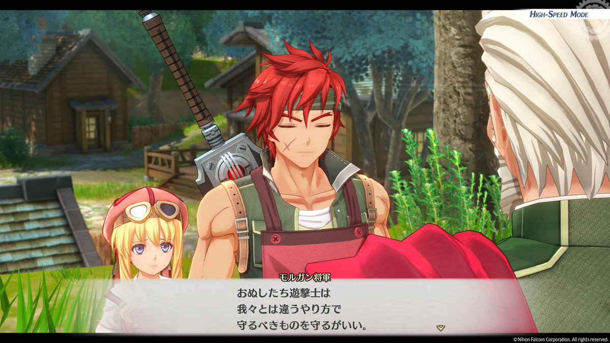 okinayguchi's tweet photo. 空2ndの5章、めっちゃ良かった！

アガットの過去、レーヴェの指摘する欺瞞、ティータの激励、軍と遊撃士の在り方、全てが綺麗に繋がった上でアガットティータのやり取りは1stとの対比にもなってるの章としての完成度が高すぎる https://t.co/t2C6lqJYRG