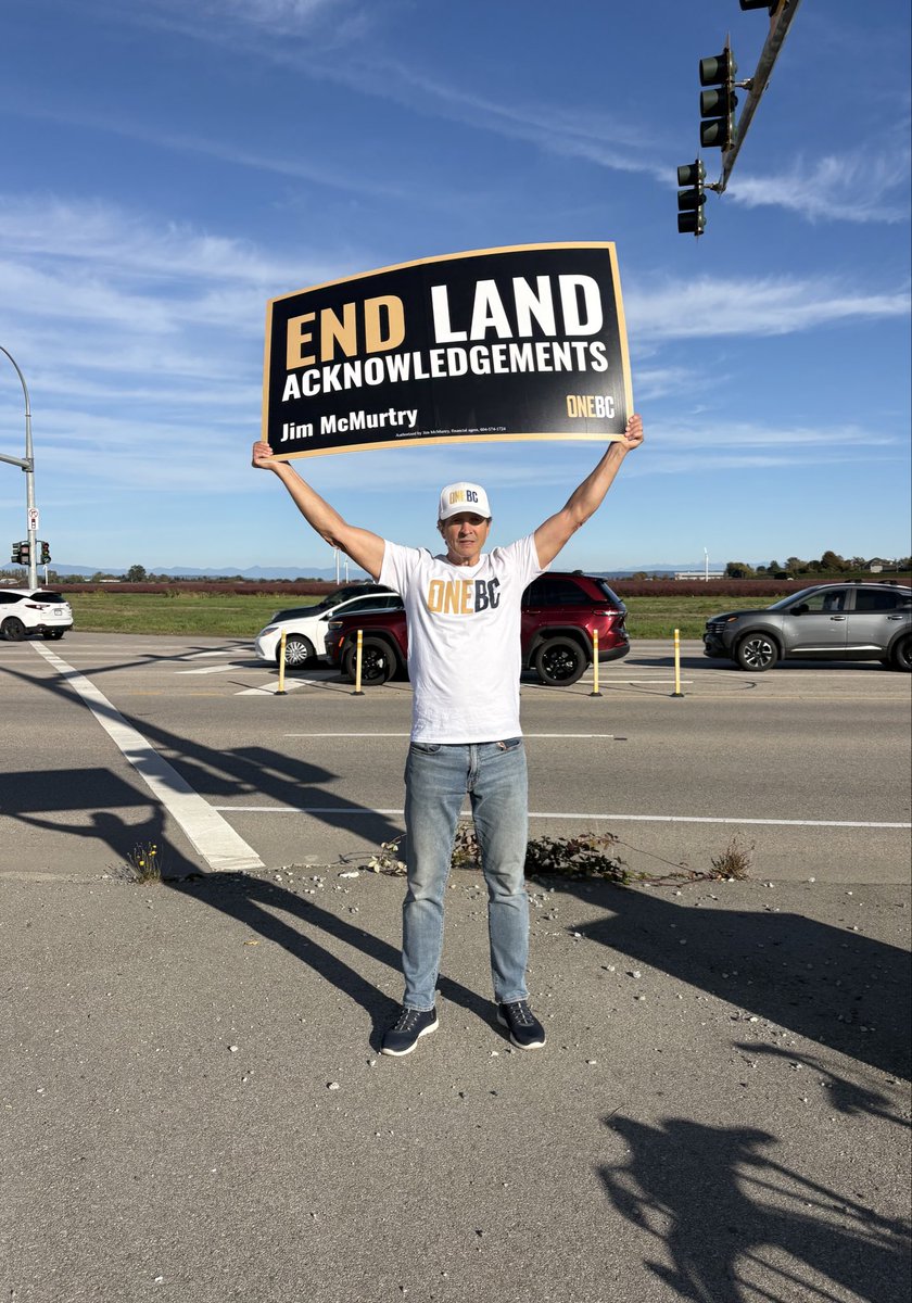 JimMcMurtry01's tweet photo. Six days to go before the BC election!

I’ll be out every day with my sign, which thousands see.

The candidate who will win in my riding is hiding from issues like Indigenous title and child grooming.

I lost my job and will lose this election—but I’ve stood for Canadian values. https://t.co/nPO9nyywem