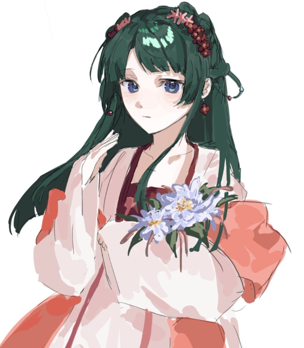 osam_53's tweet photo. 月下美人
#薬屋FA #薬屋のひとりごと https://t.co/jRtEmyPygm
