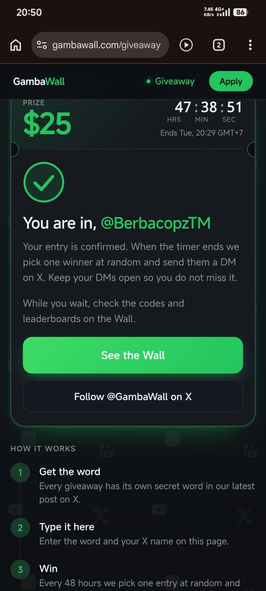 BerbacopzTM's tweet photo. @gambawall goodluck https://t.co/F4rsp7pXma