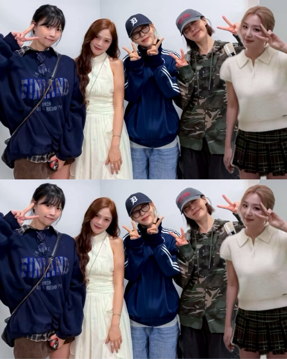 Moonbyulfc's tweet photo. ☆ mo_onbyul IG Story ☆

Caption: Hyojungie's Fan concert big success♥️

9294 Princesses 🥺 They photoshopped Seulgi Unnie because she couldn't be there 😭🤣😭

#MOONBYUL #문별 #MAMAMOO #마마무 https://t.co/Uce7zlUGdz