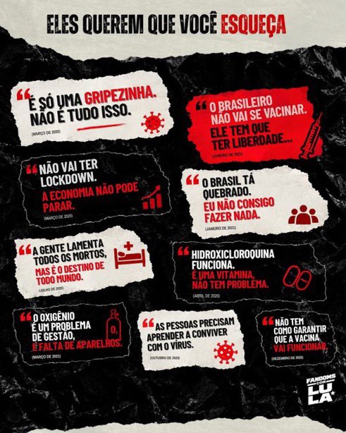 sakaibica's tweet photo. ELES QUEREM QUE VOCÊ ESQUEÇA!
#Eleições2026 #EleNão https://t.co/3PIWE9h6Gn