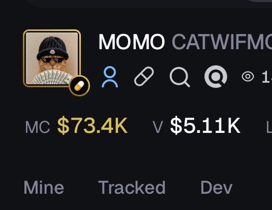 Kingstaccz's tweet photo. Everyone wants godly entry right ? 🤨

$momo only at 70k.

You know what happens next…… https://t.co/nHgqvChBz9