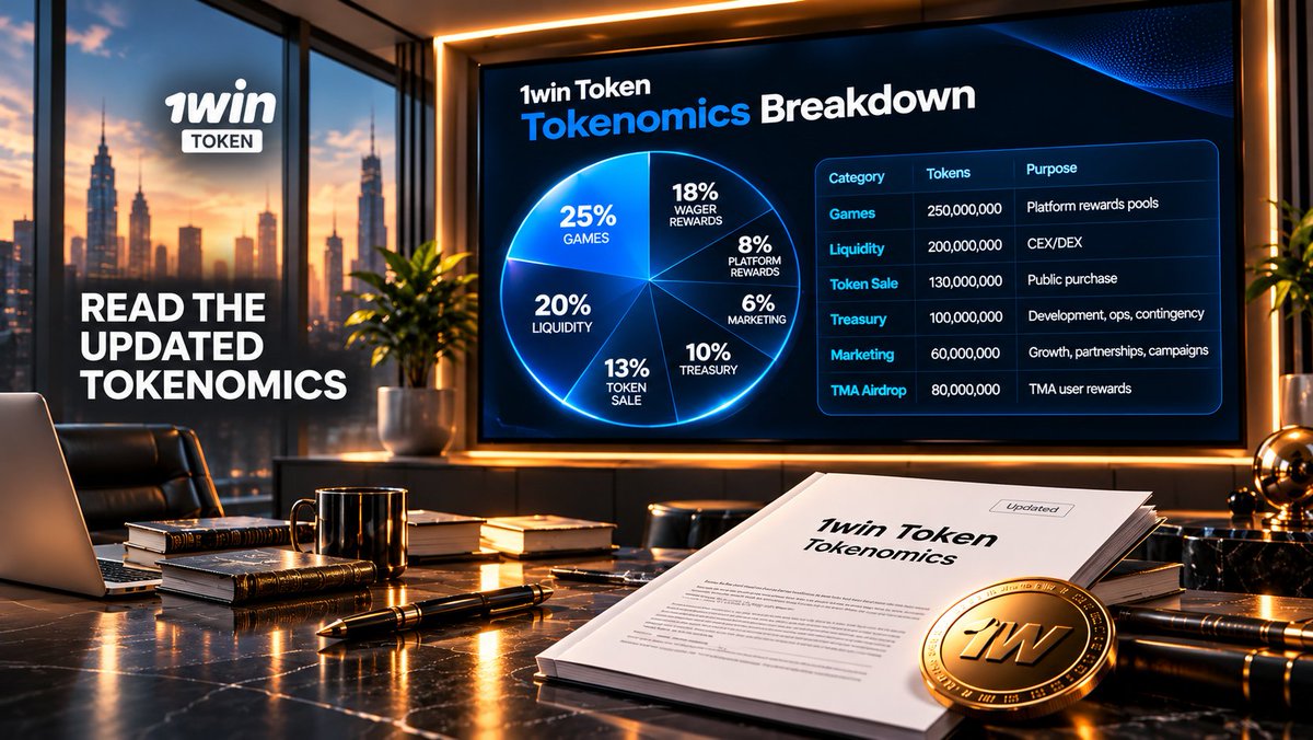 JosephJame48322's tweet photo. I’ve been reading your comments fams.

Noticed many of you haven’t checked the @1winToken tokenomics yet.

Get to check it out, it has the answers to some of your Questions.

Token Sale vesting has been fully removed. 

Check the UPDATED TOKENOMICS 👉 https://t.co/u1Xn3H96kV https://t.co/2yKIEMLiWz