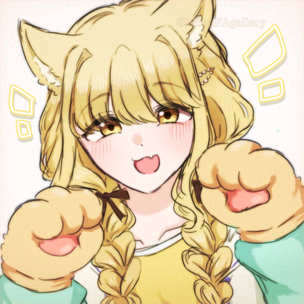 NovaFAgallery's tweet photo. Kotonyan~ ฅ^•ﻌ•^ฅ💛
#学マスFA #藤田ことね https://t.co/wosyKaKT7g